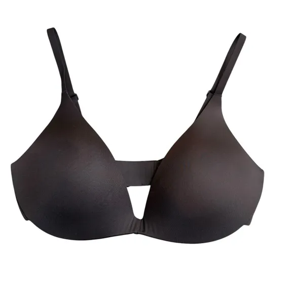 Skims Size 32C Ultimate Teardrop Push Up‎ Bra Cocoa Dark Brown Seamless Shaping - Image 2