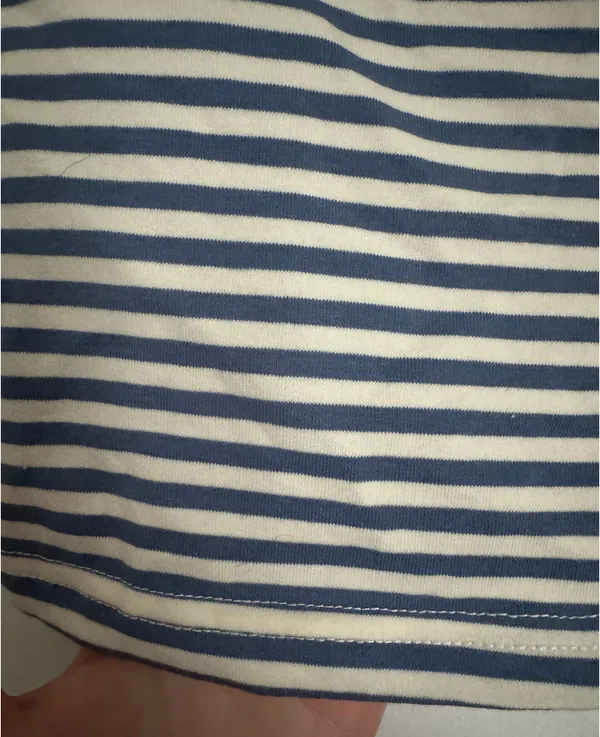 Edikted Tube Top Blue and White - Image 4