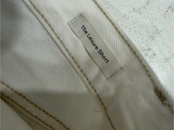 Frame Denim White Mid-Rise Denim Shorts - Image 7