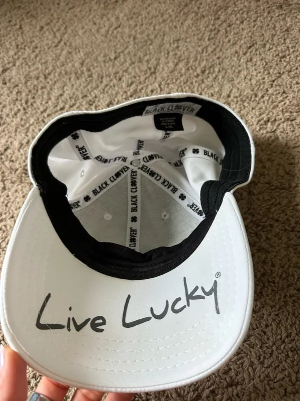 Black Clover Hat White - Image 3