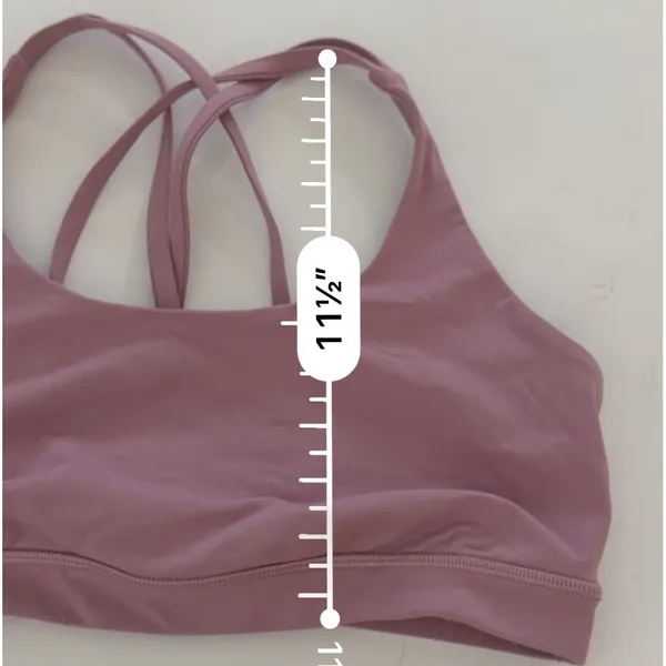Lululemon Energy Bra Size 10 Medium Support, B-D Cup Cherry Tint (No pads) - Image 9