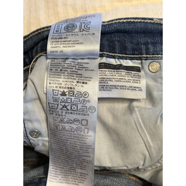 Levi’s 515 Boot Cut Jeans Womens 8 Medium Wash Denim Classic Fit Stretch 29/30 - Image 9