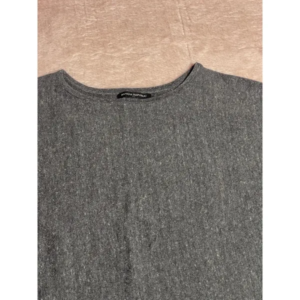 Banana Republic Womens Career Cotton‎ Blend Sweater Size S Gray I0220 - Image 3