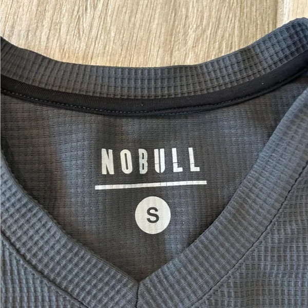 NOBULL Gray Long Sleeve Shirt - Image 3