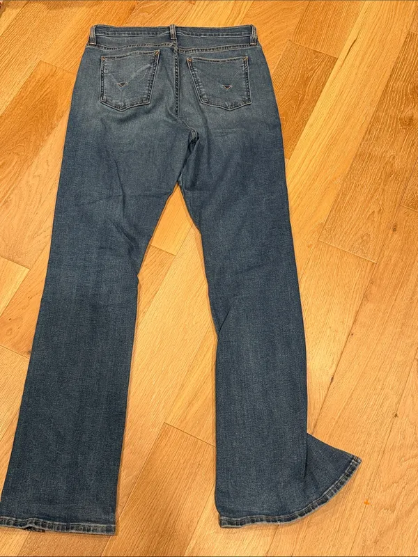 Hudson Barbara split cuff Bootcut Denim in Medium Blue Wash 29 - Image 2