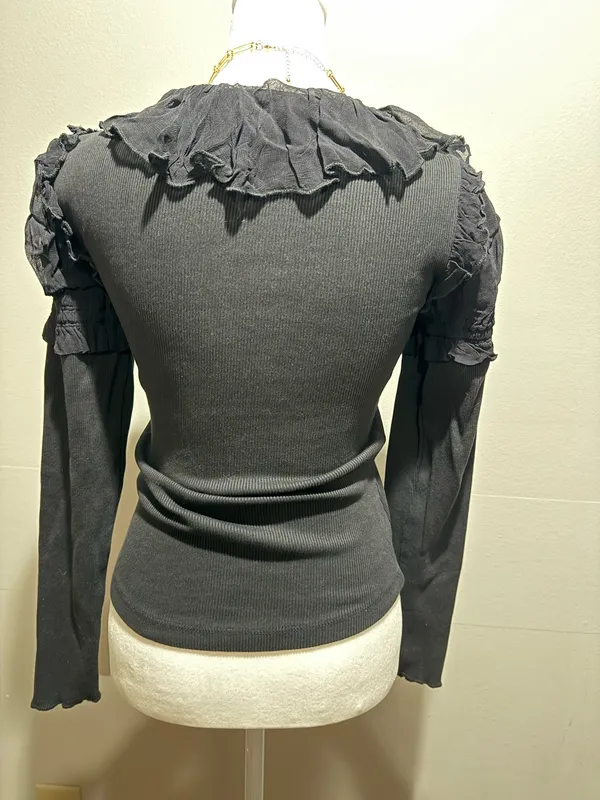 Black Anthropologie Top - Image 4