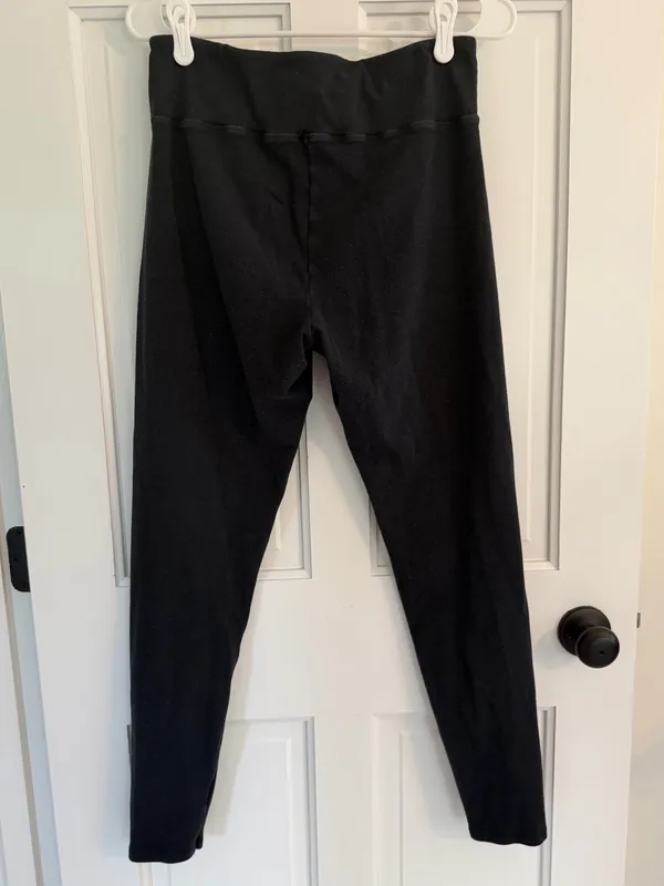 SKIMS Gray High Rise Cotton Blend Leggings XL 26” Inseam - Image 3