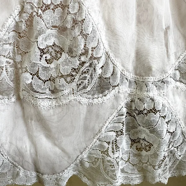 Vintage Eyeful By The Flaums Peignoir Nightgown Maxi 60s Floral Lace Cami Pink M - Image 2