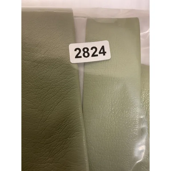 Aritzia Wilfred Vegan Leather Mini Skirt Sage Green Front Slit Womens Size 2 - Image 7