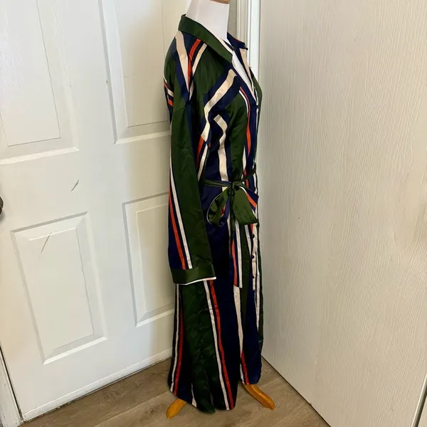 Ark & Co Satin Button Down Dress I4 - Image 3