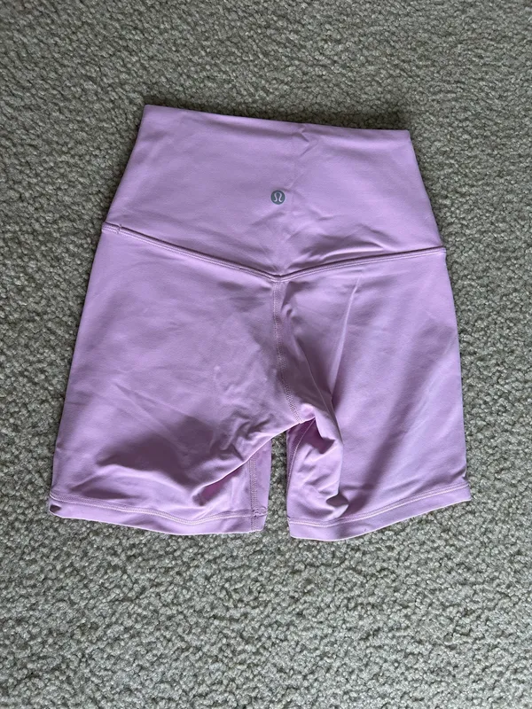 Pink Lululemon Align Biker Shorts - Image 2