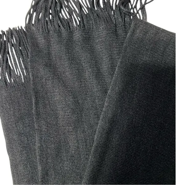 100% acrylic black winter scarf! Black - Image 3