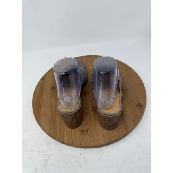 Garnet Hill Maisie‎ Heeled Mules Boho Slip On Leather Womens 37 US 6-6.5 - Image 3