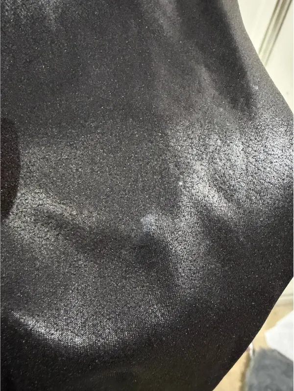 Spanx Faux Leather Leggings Size Large Black - Image 5