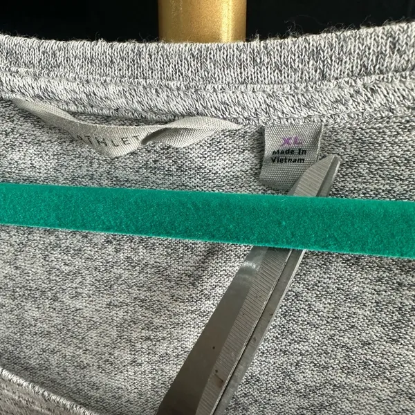 Athleta oversized grey blend tunic workout top yoga activewear XL - Image 2