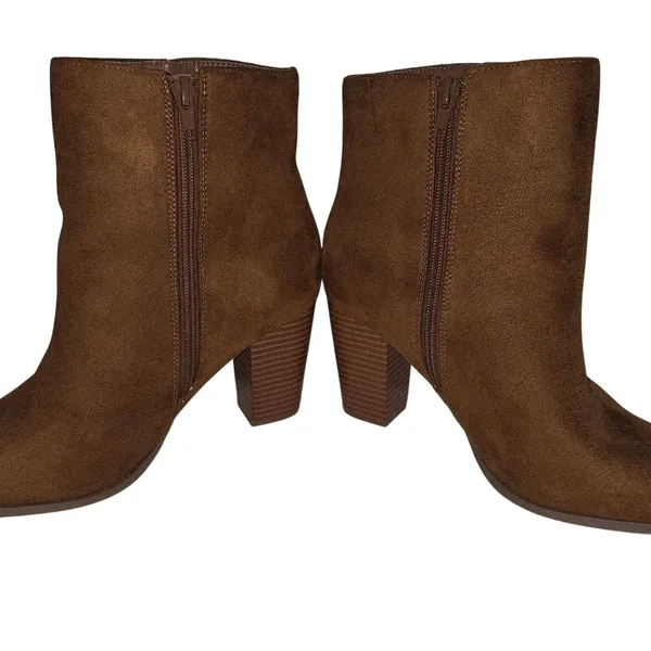 Dream Paris Brown Suede‎ Ankle Boots - Image 6