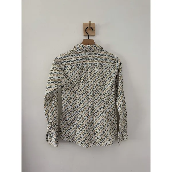 Talbots Wrinkle Resistant Equestrian Collared Button-Down Shirt Long Sleeve Sz 6 - Image 5