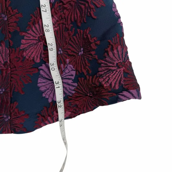Nicole Miller Wildflowers Sweetheart Floral Jacquard Fit & Flare Dress Size 0 - Image 11