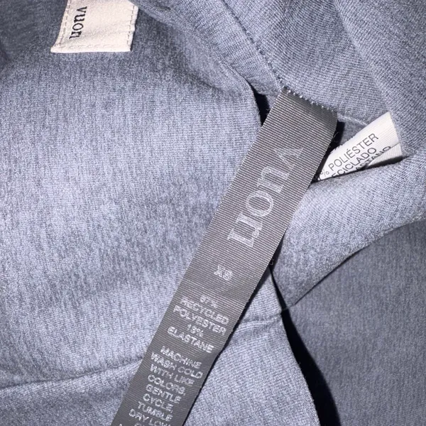 Vuori Women's Clean Elevation Heather Gray Leggings - Image 8