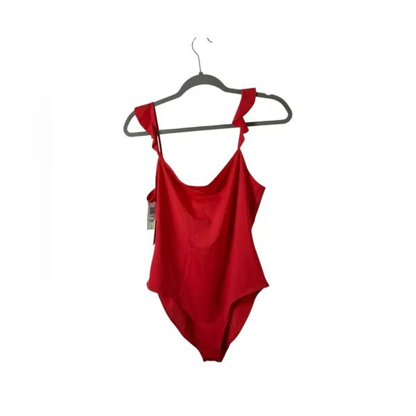 Aritzia Wilfred Perrin One-Piece Swimsuit Maraschino Red Size‎ L - Image 6