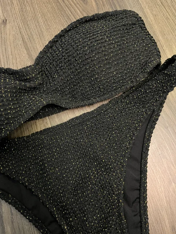 Bikini Set Sparkly Bandeau - Image 4