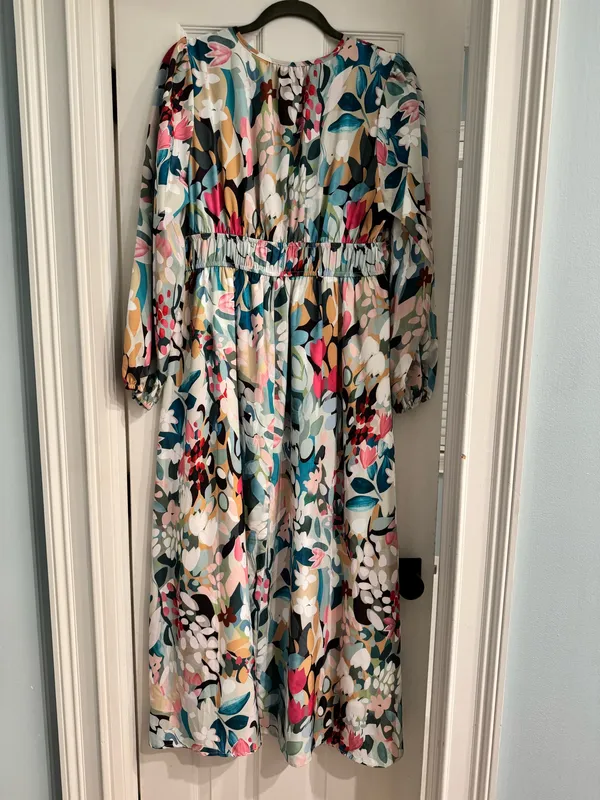 Women’s Geometric Maxi Dress Multiple Size XL - Image 3