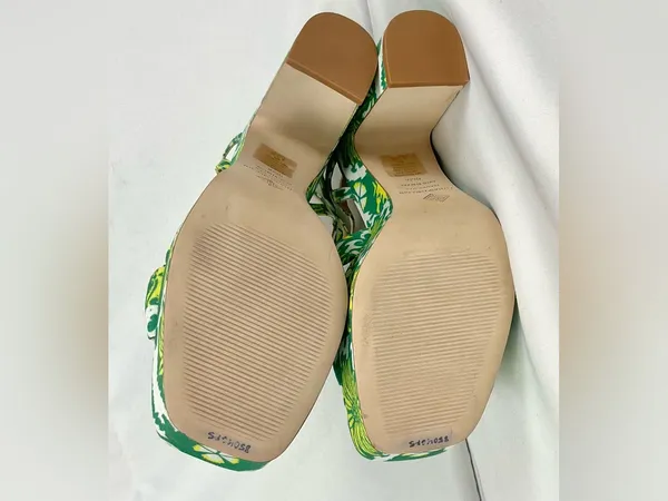 Antonio Melani Mya Royal Palm Sandals Braided Platform Sz 8.5 New Tropical Print - Image 6