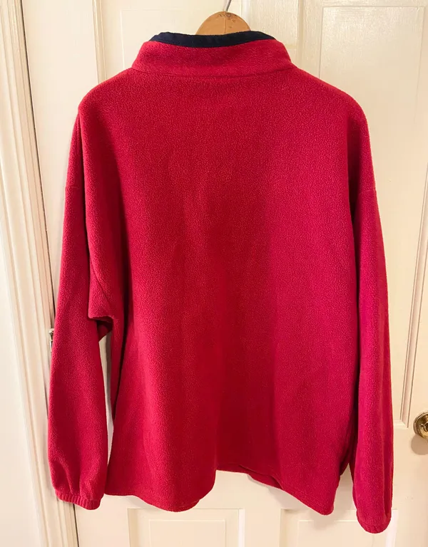 Ameritex USA vintage San Diego red zip up Sherpa jacket - Image 2