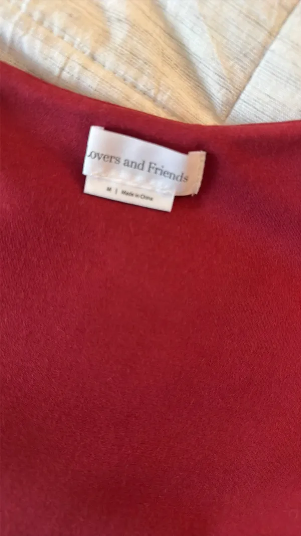 Lovers + Friends Harper Mini Dress in Oxblood - Image 3