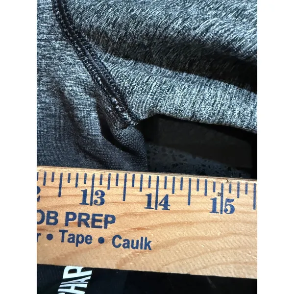 Gymshark Adapt Ombre Seamless Long Sleeve Crop Top Black‎ Grey Size M - Image 4