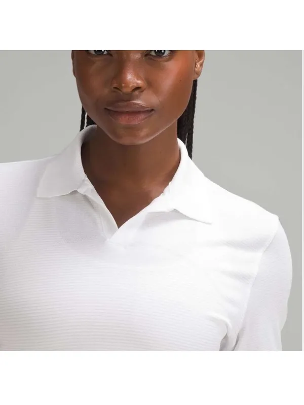 Lululemon Swiftly Tech Relaxed-Fit Polo Shirt in White Women’s size 14 LW3GMJS - Image 11