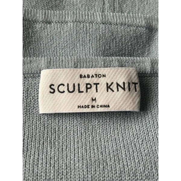 Aritzia Babaton blue sculpt knit bustier tank top medium - Image 4