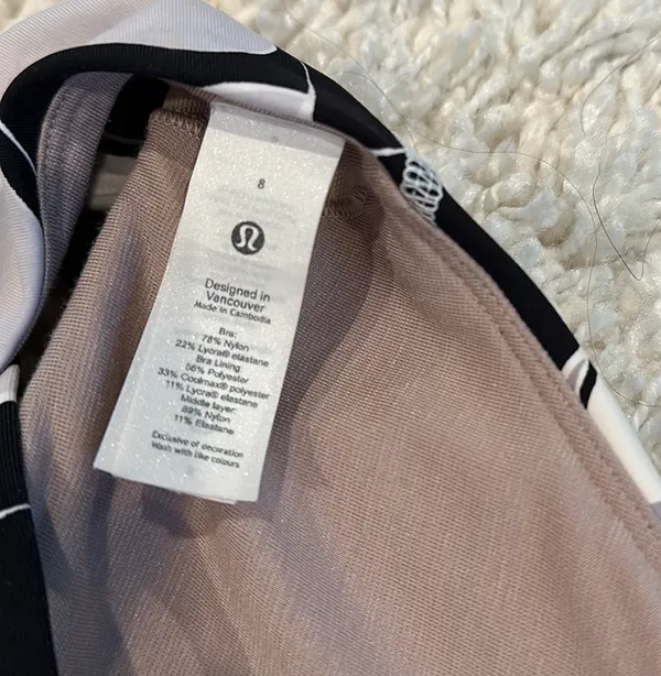 Lululemon Long Line Sports Bra - Image 3