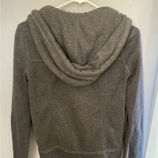 Abercrombie & Fitch Charcoal Hooded Y2K Jacket - Image 5