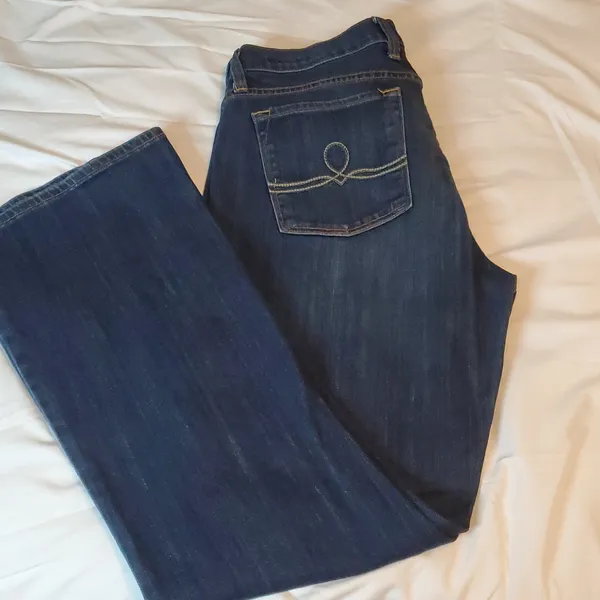 Lucky Brand Blue Flare Wide Leg Jeans - Image 5