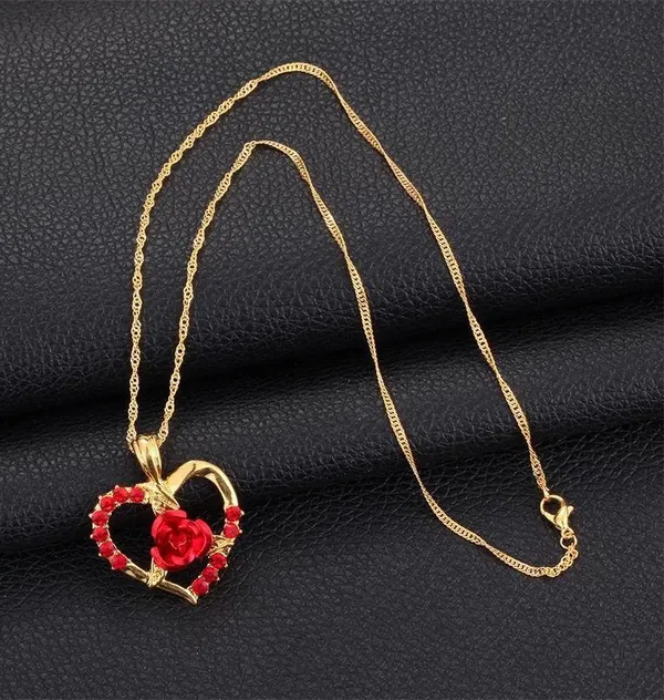 Swarovski Rose red topaz Crystal Cz Diamond topaz - Image 3