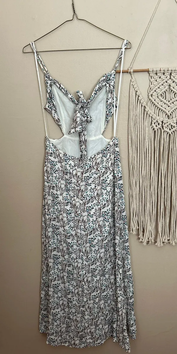 Hommage Maxi cut out botanical flower dress - Image 3