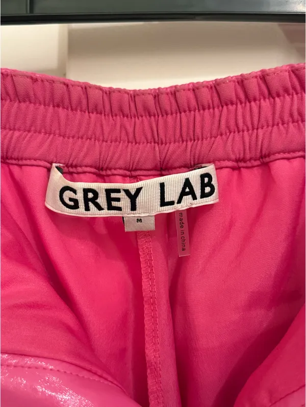 grey lab shorts Pink Size M - Image 2