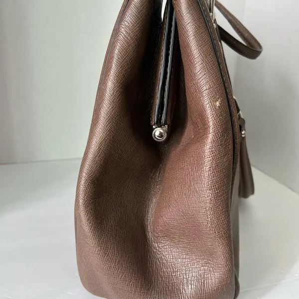 Coach Brown Leather Women's Bag - Image 6