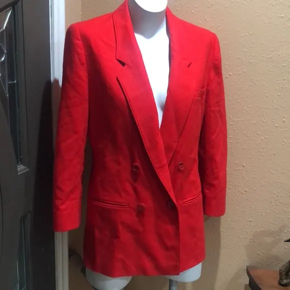Pendleton red virgin wool blazer - Image 2