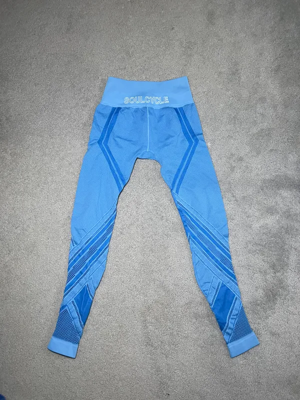 Soulcycle by NUX Quintessential compression leggings size XS/S Blue - Image 2