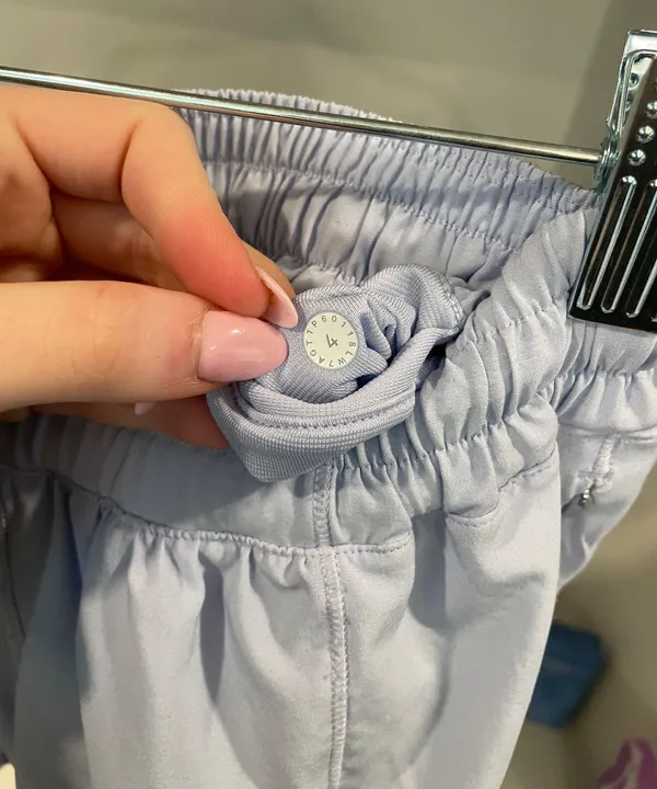 Lululemon Light Blue Hotty Hot Shorts - Image 3