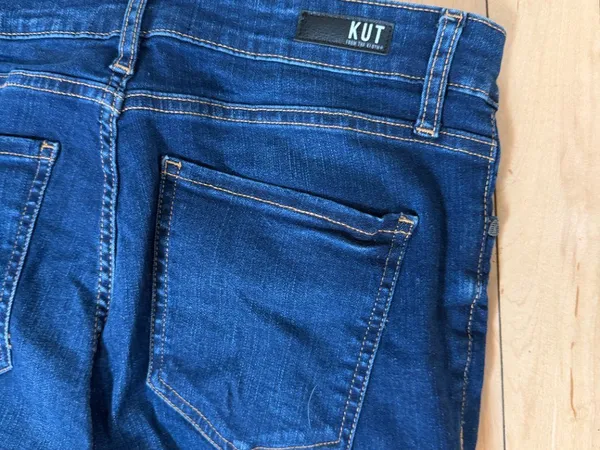 Kut from the Kloth Connie High Rise Ankle Skinny Denim Jeans Size 8 - Image 6