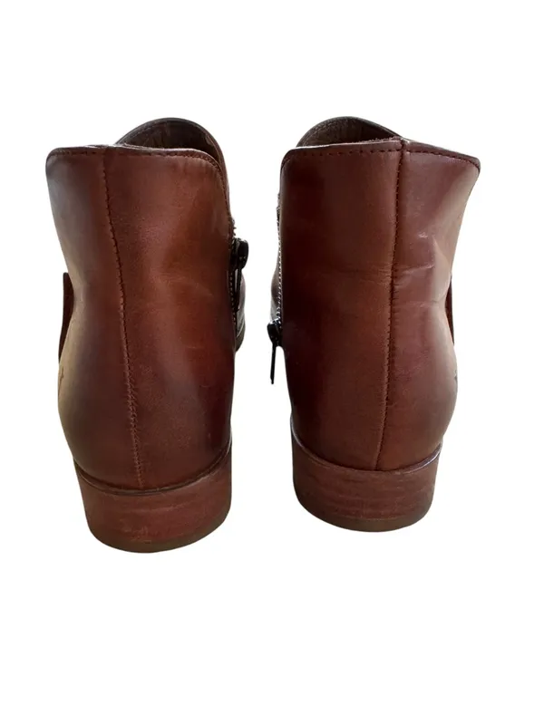 Frye Leather Women's Melissa Shootie Caramel Bootie Ankle Boot Size 8.5 - Image 10