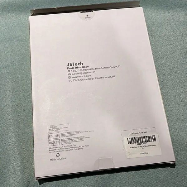 JETech Case for iPad 8/7 10.2 Inch‎ Black D6 Black - Image 9