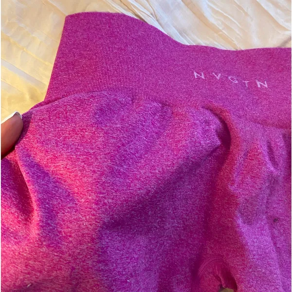 NVGTN Women's Athletic Shorts in Magenta Pink - Image 3