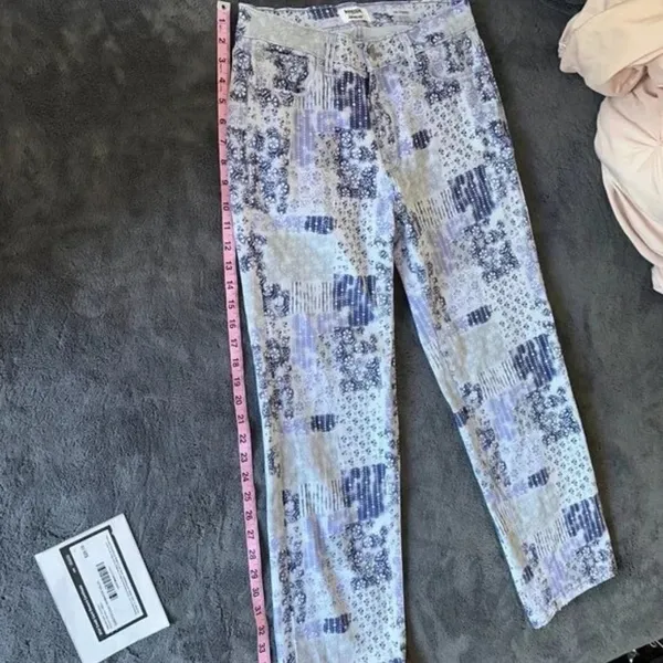Kensie Patchwork Blue Combo Jeans High rise size 4 / 27 - Image 10