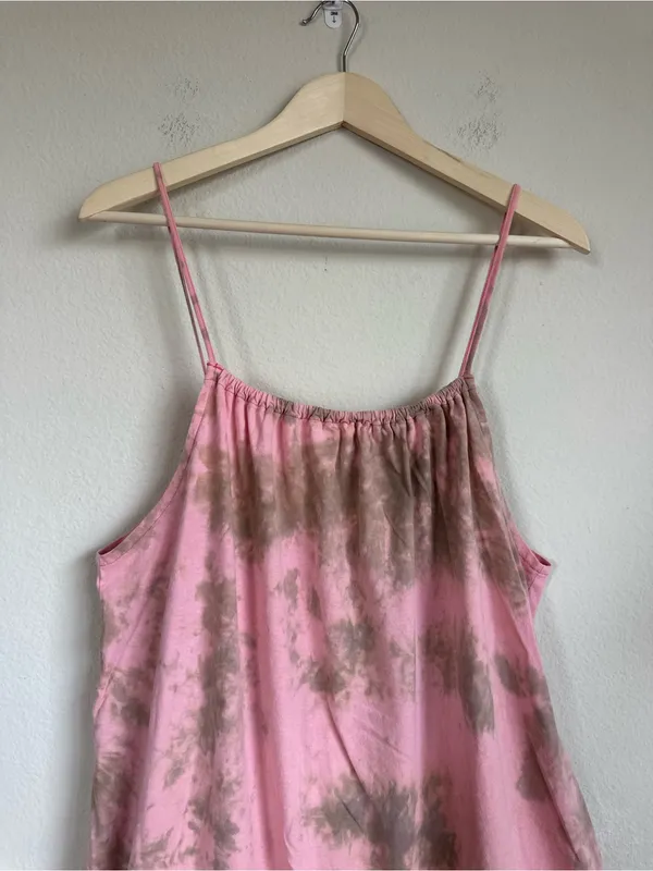 Zara Cotton Tie Dye Maxi Dress - Image 8
