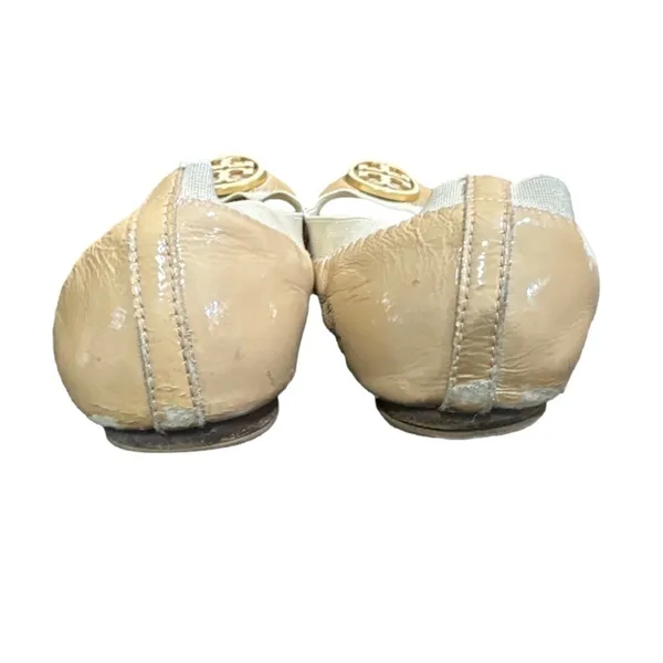 Tory Burch Neutrals ‘Caroline Naplak’ Ballet Flat Size 6 - Image 4