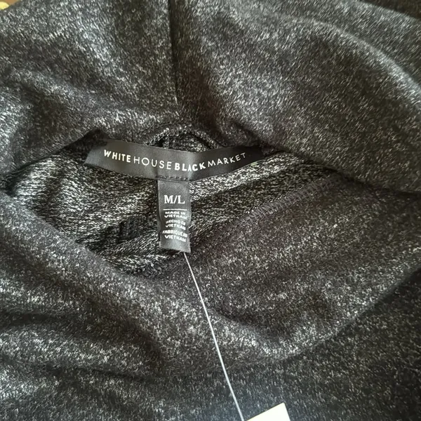 WHBM White House Black Market Pullover Wrap Sz: M/L - Image 7